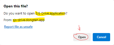 Click open this file